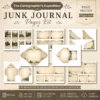 The Cartographers Expedition Junk Journal Pages - The Explorers Field Notes Ephemera, Vintage Adventure Ephemera, Digital Download