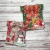 Christmas Gift Pocket, X-mas Loaded Tags, Junk Journal Kit, Winter Printable, Bow, Cards, Ornament