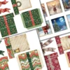 Christmas Gift Pocket, X-mas Loaded Tags, Junk Journal Kit, Winter Printable, Bow, Cards, Ornament